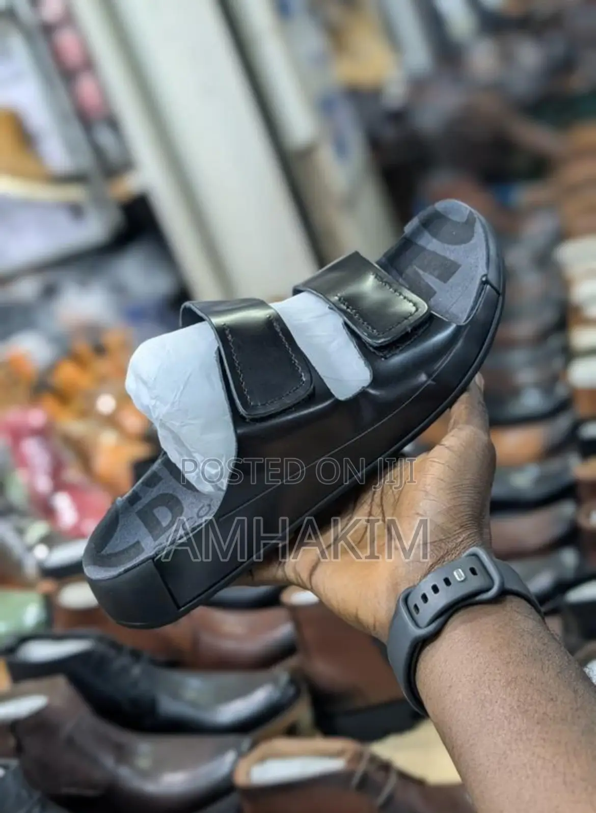 Classic Ecco Leather Sandals in Stock