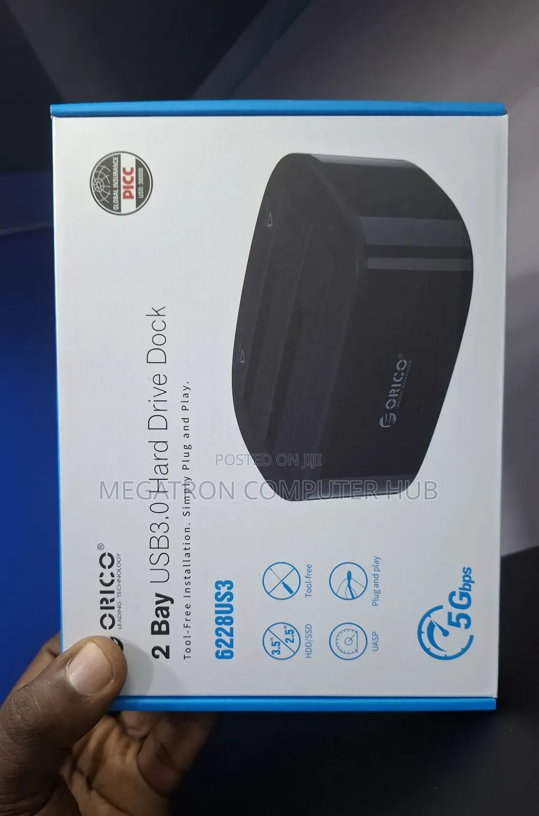 2 Bay Sata Disk Drive Dock Orico 3.0