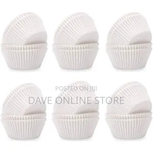 White Cup Cake Papers 100pcs Baking Cup Cake Liner