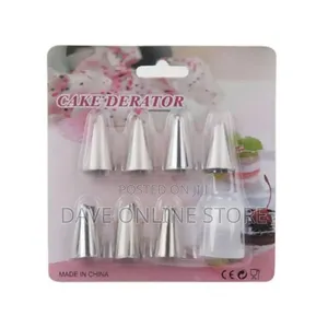 8PCS Different Type of Icing Cake Decorating Tip Set Tools