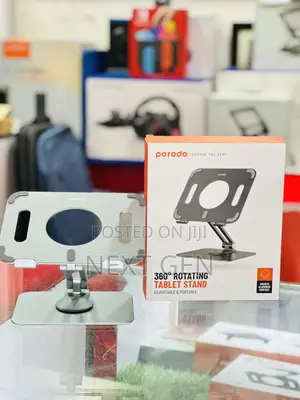 Porodo 360degree Rotatable Alminium Aloy Tablet Stand