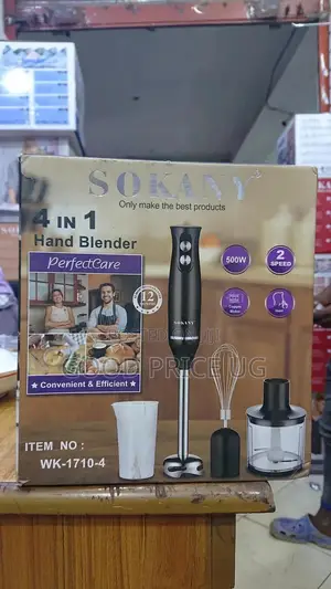 Sokany Hand Blender 4n1 WK-1710-4