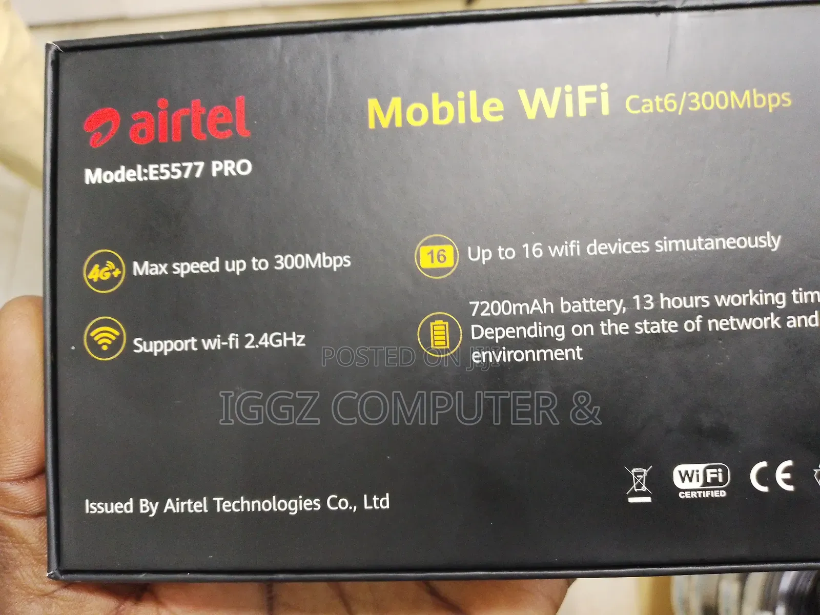 Airtel 4G+ Mobile Wi-Fi