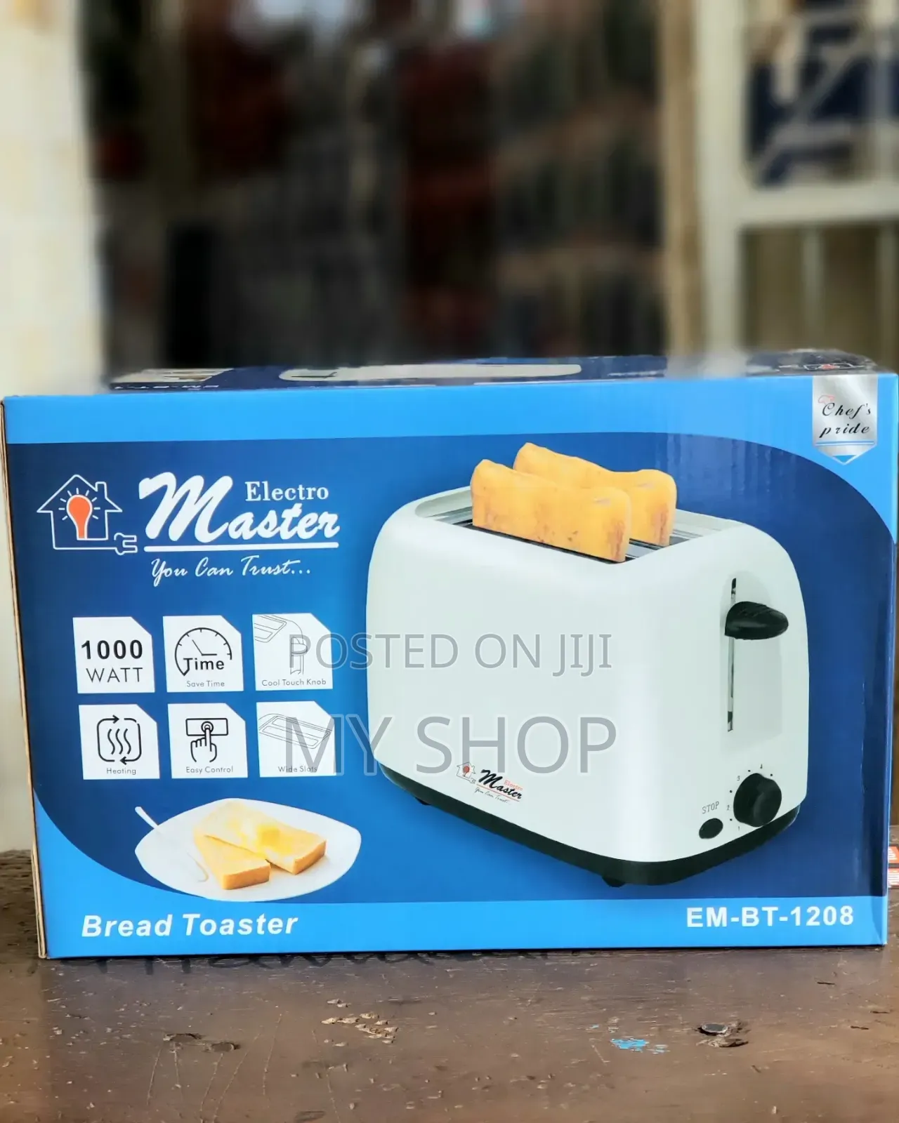 Bread Toaster Em-Bt-1208