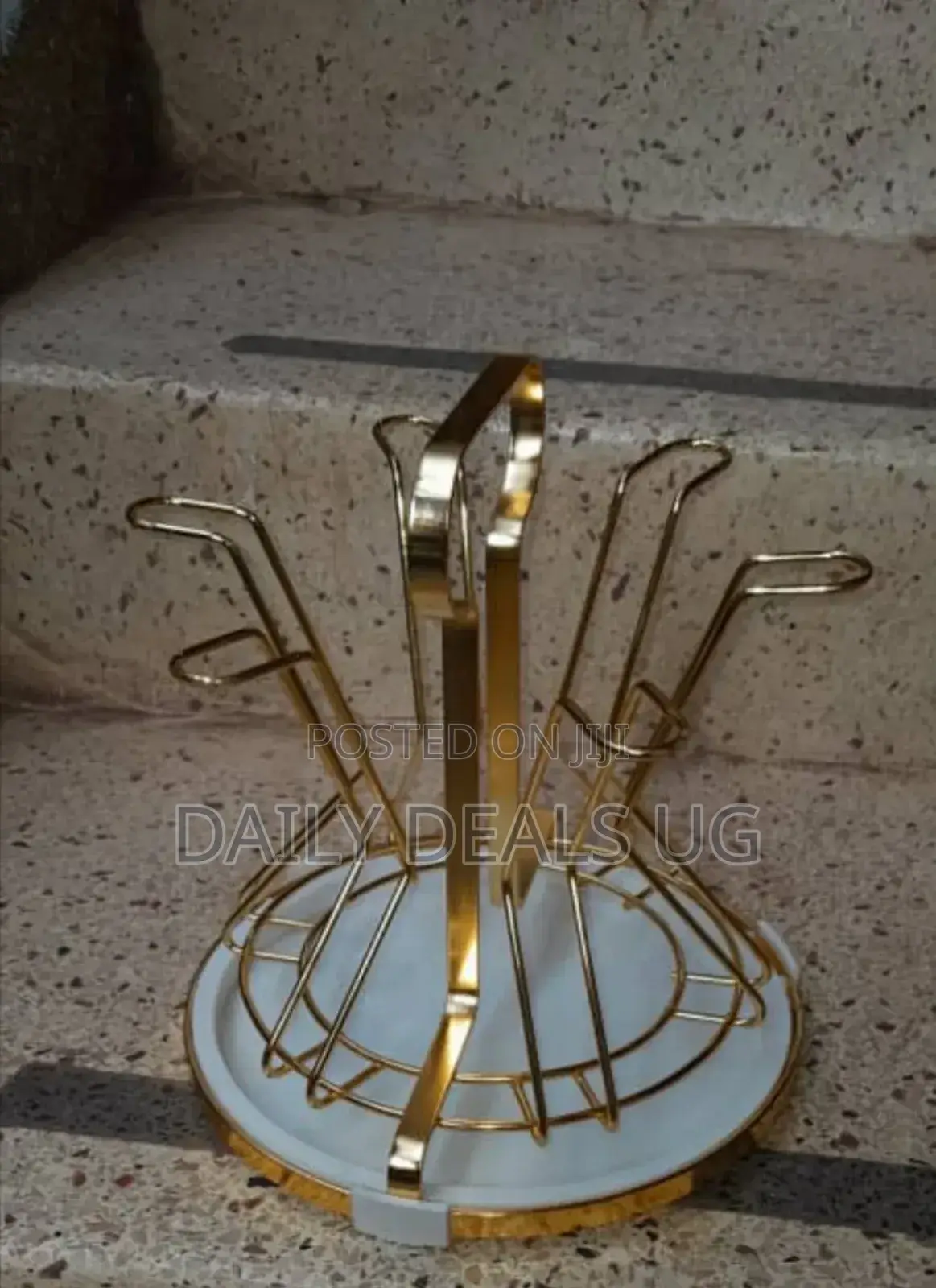 Gold Glass Holder