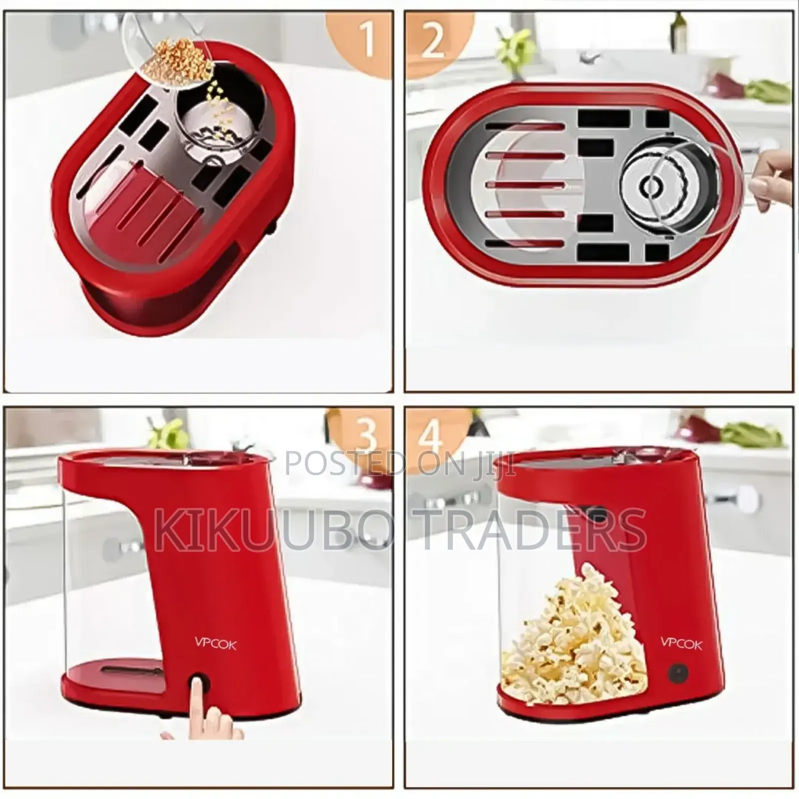 VPCOK Popcorn Maker With Removable Container
