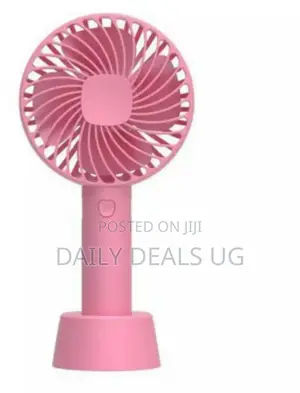 Pink Handheld Fan