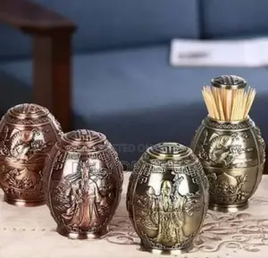 Metallic Toothpicks Holder