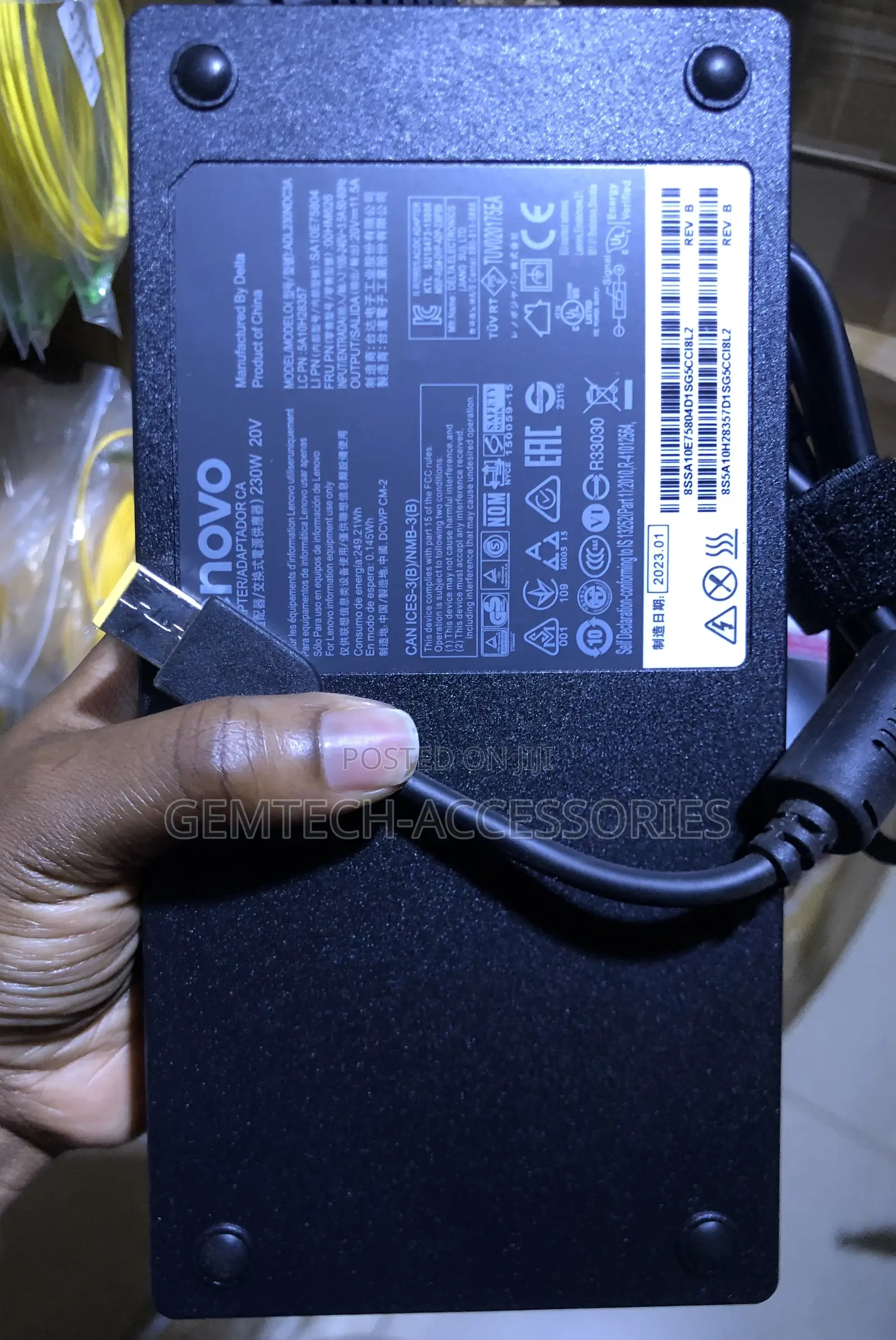 Lenovo 230w ( 20v 11.5A) Usb With Power Code