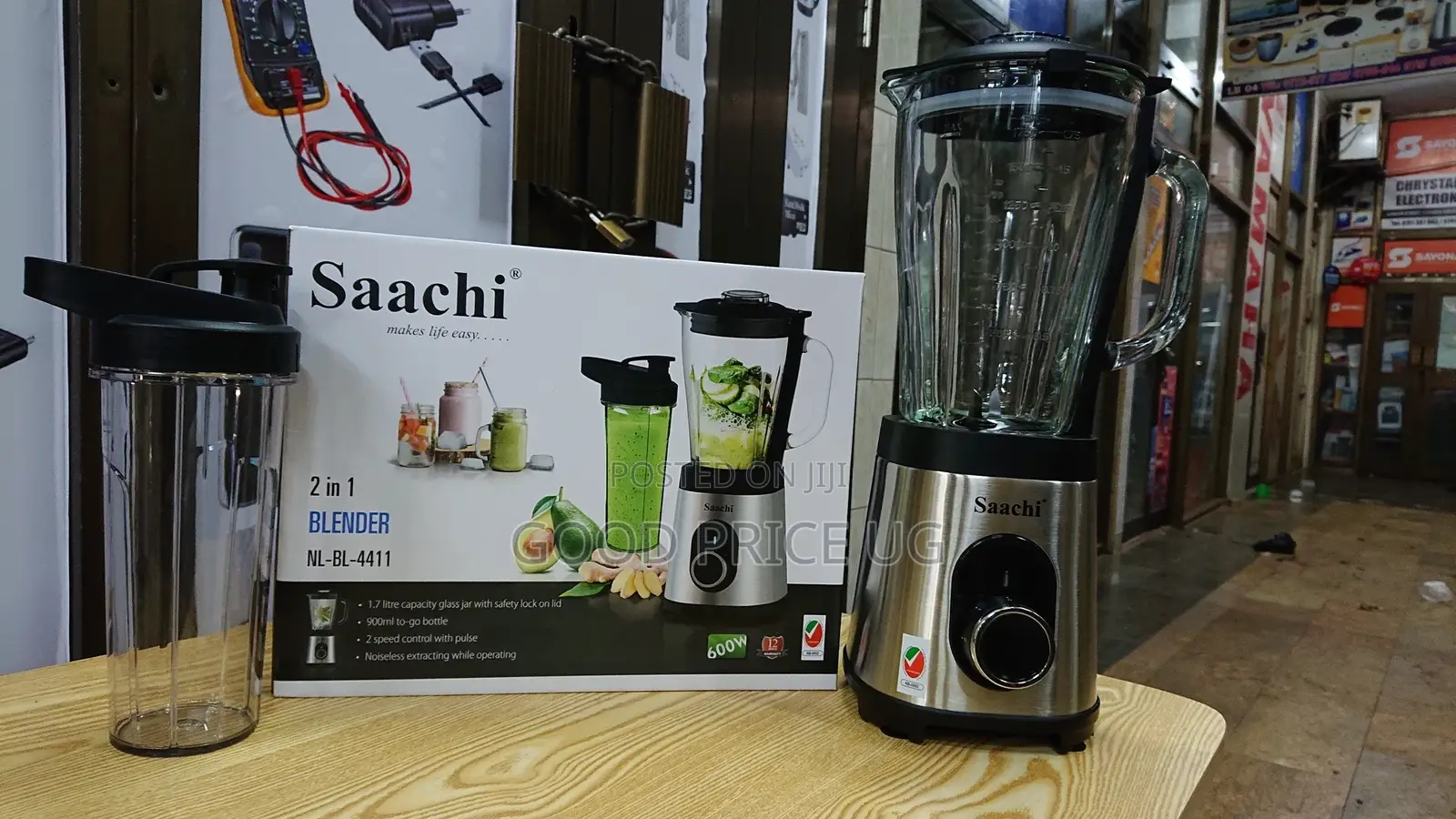 Saachi 2n1 Glass and Bottle Blender NL-BL-4411