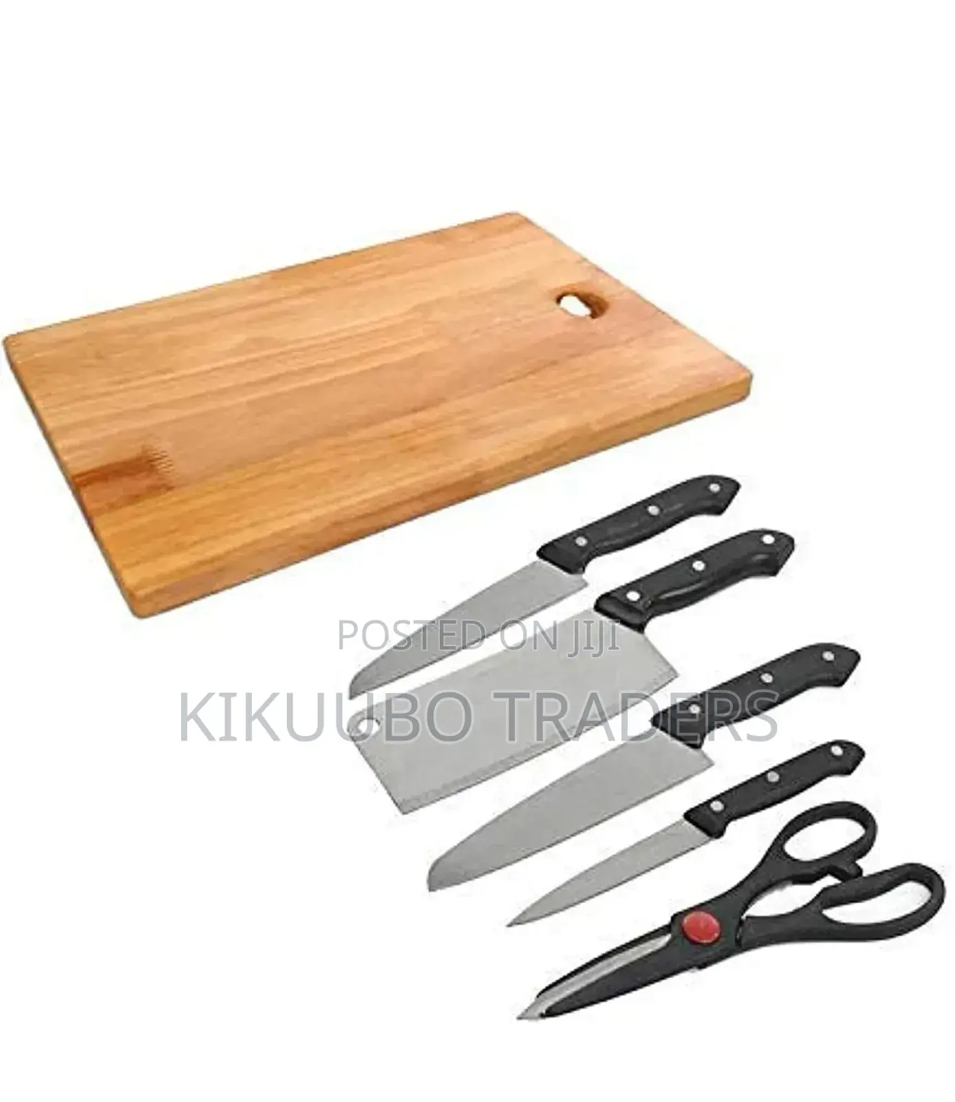 5pcs Knife Set With Chopping Board