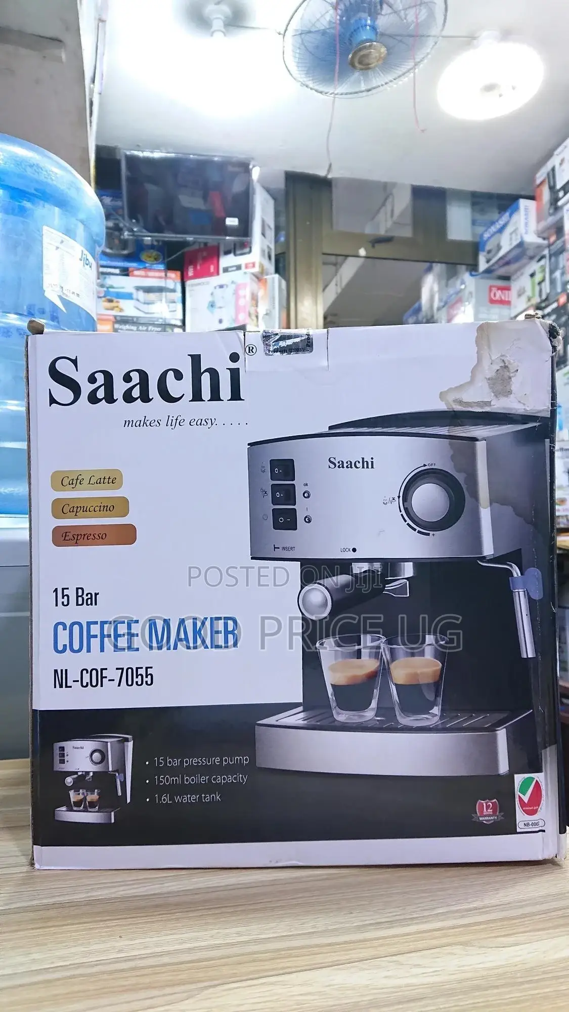 Sachi Coffee Maker 15 Bar NL-COF-7055