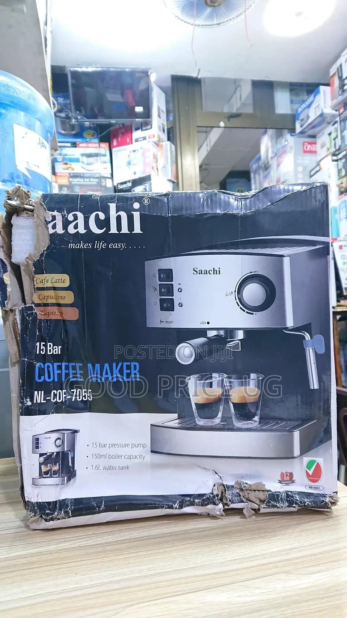 Sachi Coffee Maker 15 Bar NL-COF-7055