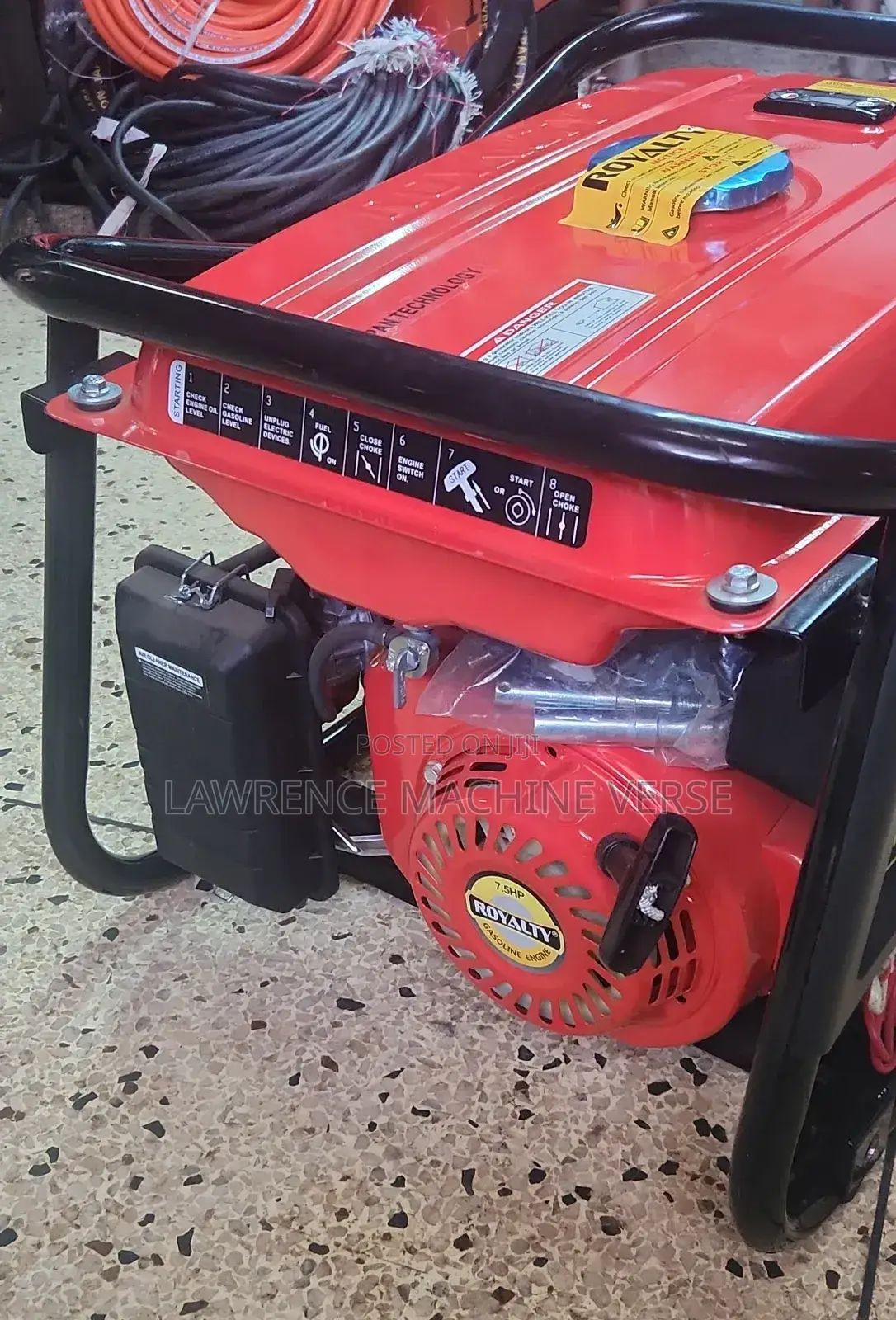 Gasoline Generator 5kva 7.5HP