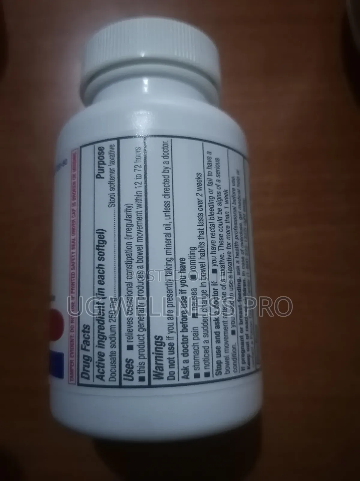 Stool Softener 250mg Major Docusate Sodium 250mg Constipation Relief