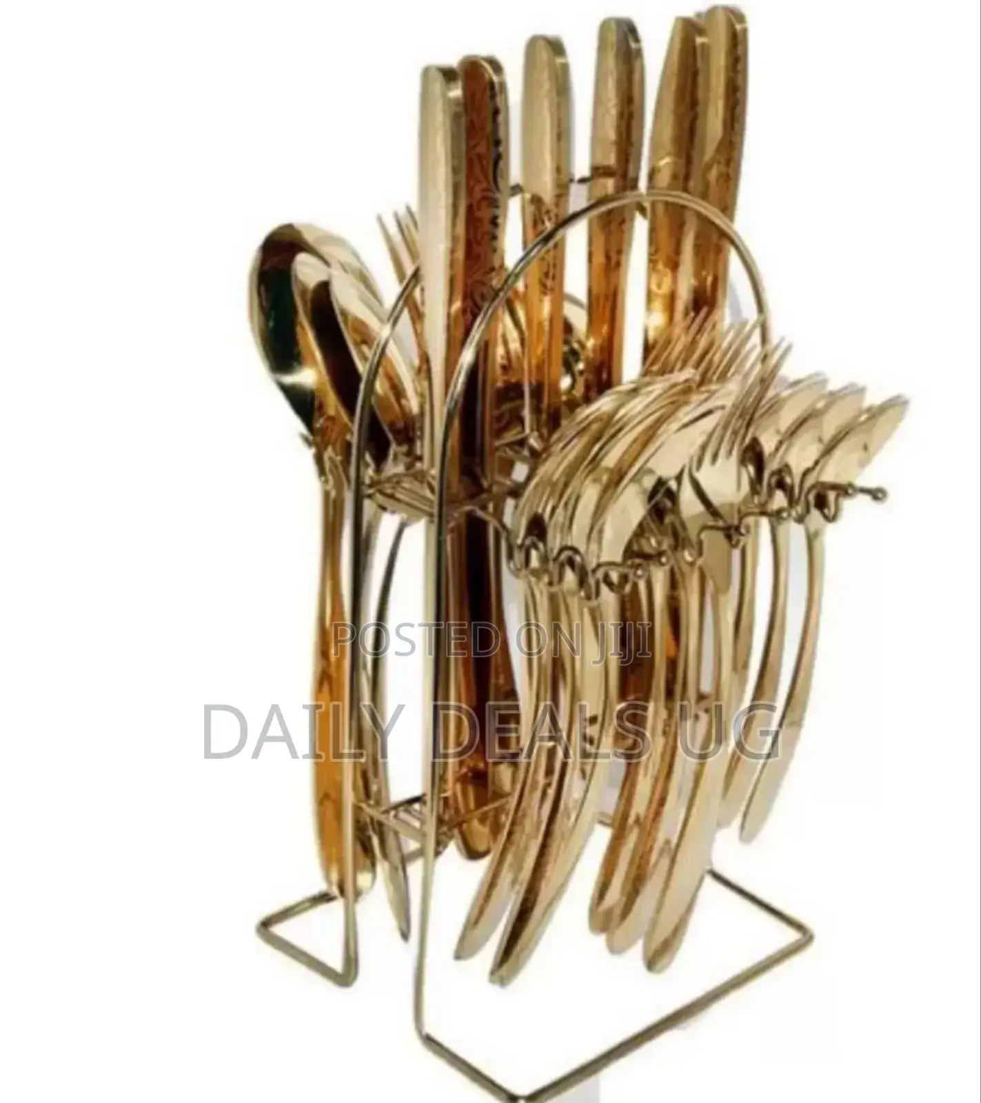 Gold Cutlery Holder