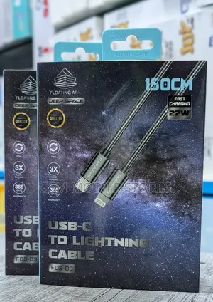 Floating Ark Deep Space USB C - Lightning 27W Fast Charging