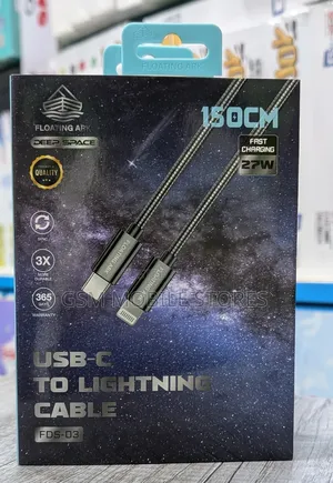 Floating Ark Deep Space USB C - Lightning 27W Fast Charging