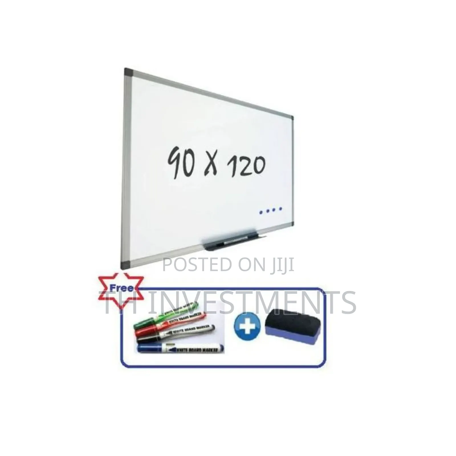 White Board With Marker Eraser