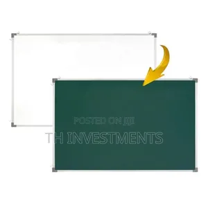 60x90cm White Chalk Board With Duster and Marker -Green