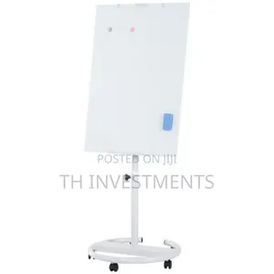 Round Base Rolling Whiteboard, Magnetic Mobile Dry Erase