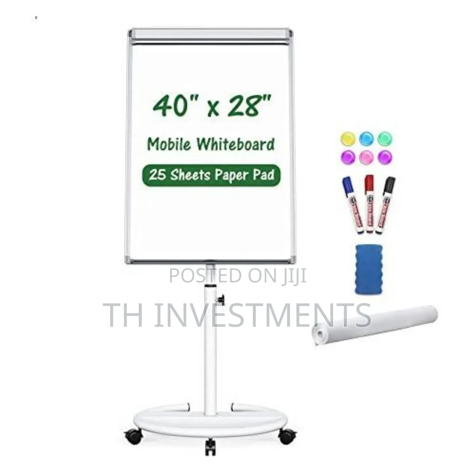 Flipchart Stand With Marker, Eraser 25 Sheet Papers