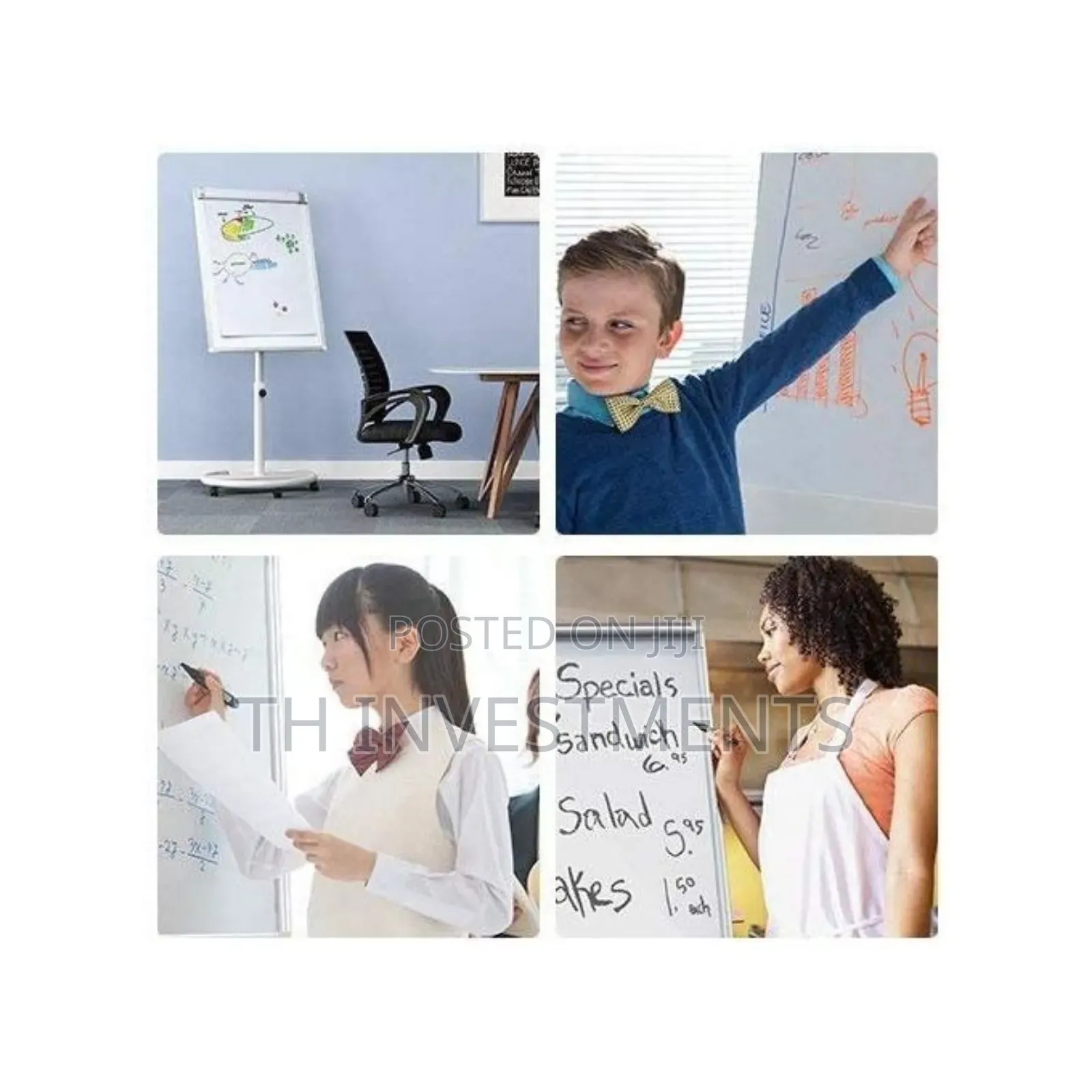 Flipchart Stand With Marker, Eraser 25 Sheet Papers