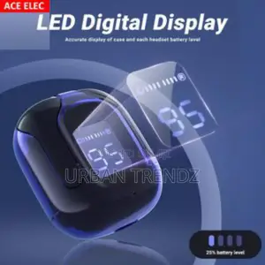 Ace Elec BT 5.3 ENC Mini Crystal Earbuds 25hours Playtime
