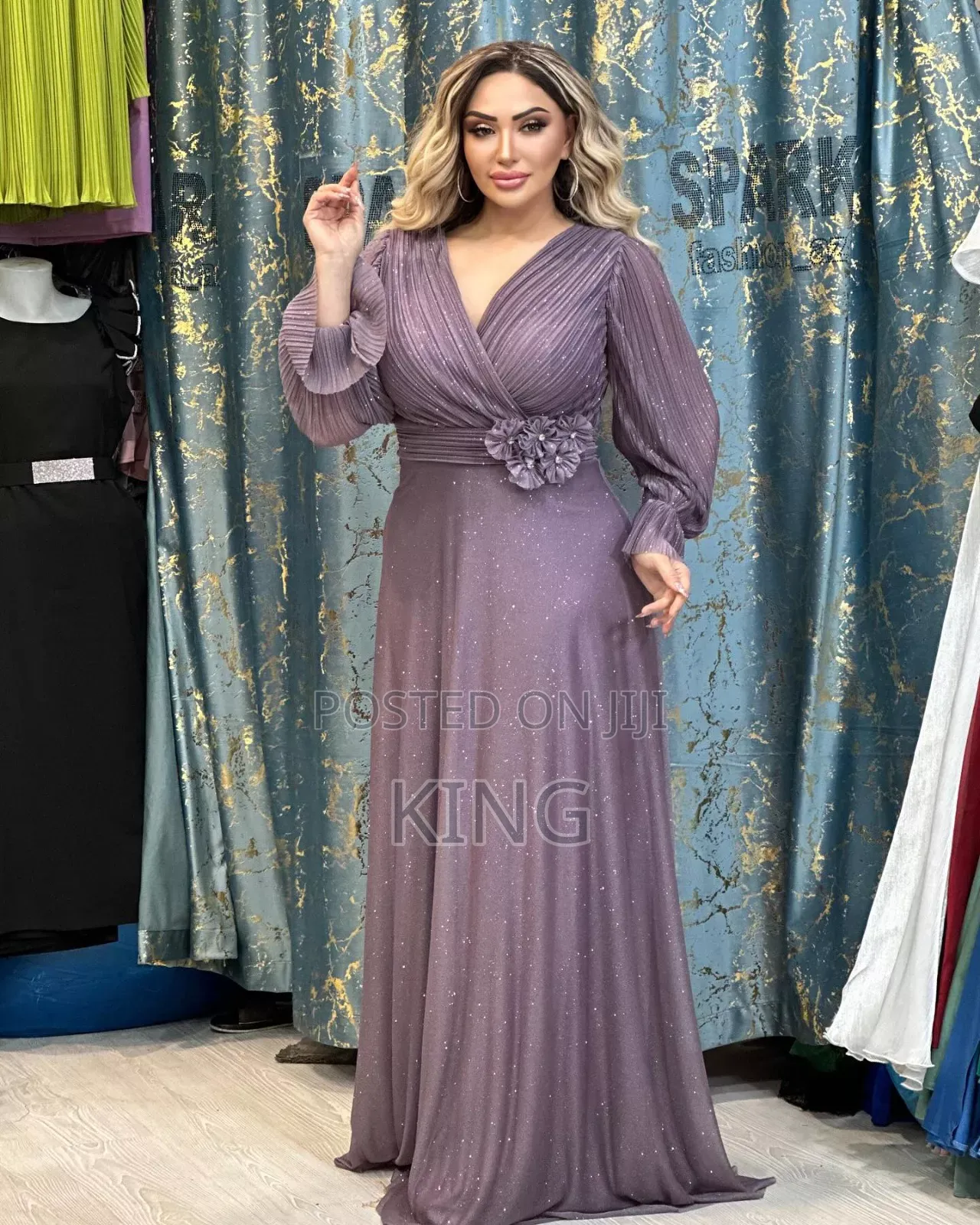 Incredible Rose Design Dress