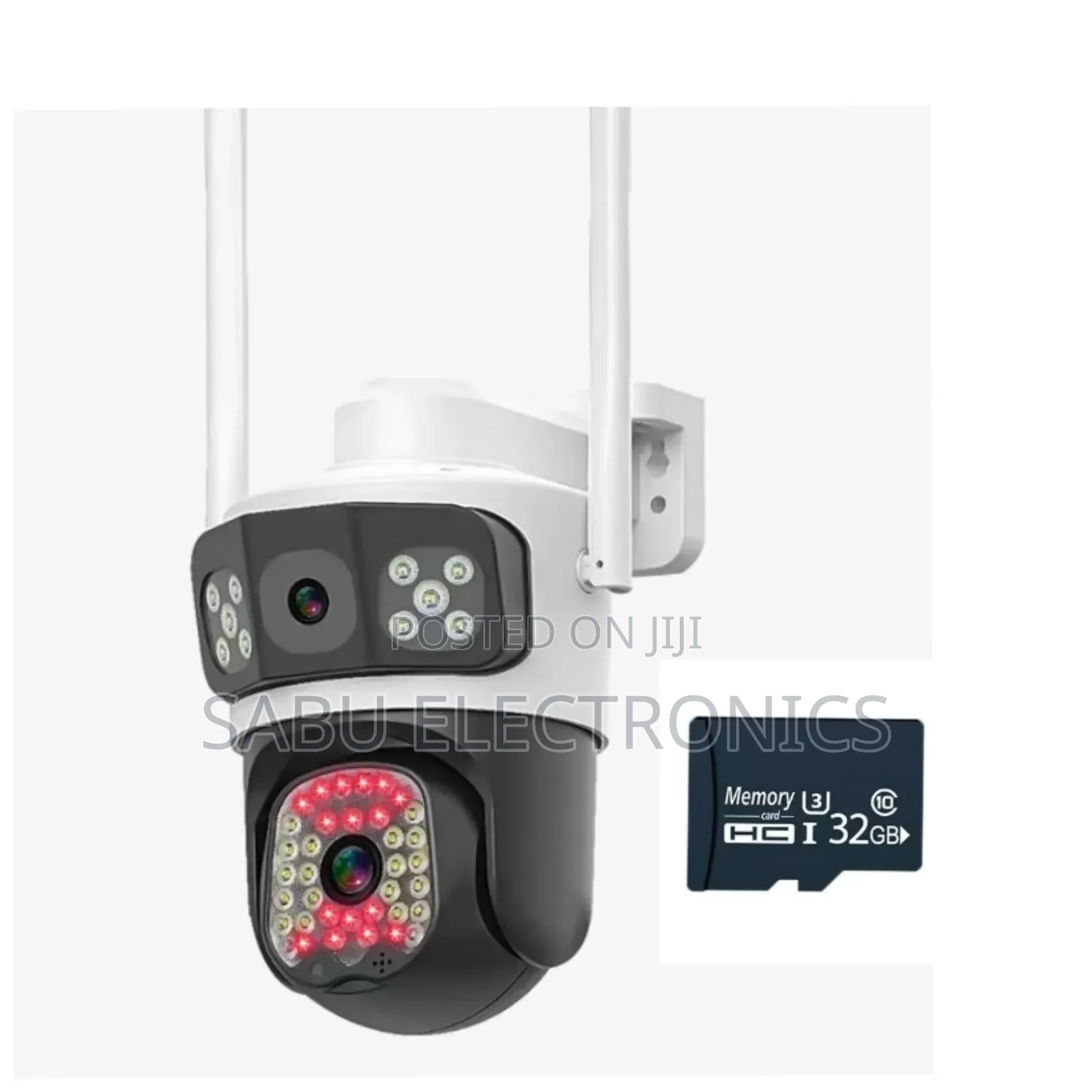 4g Security Camera- Dual Lens Camera With 32 Gb Memory Card