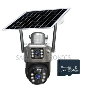4g Solar-Powered Security Camera - With 64gb Memory Card