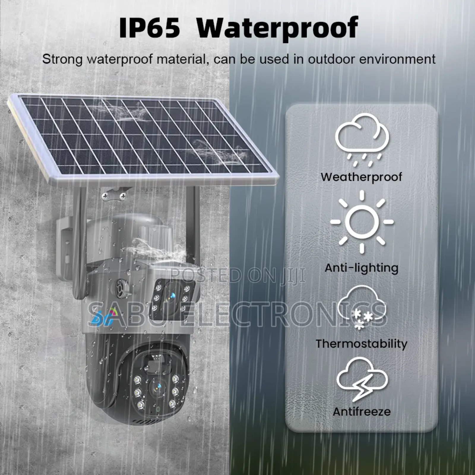 4g Solar-Powered Security Camera - With 64gb Memory Card