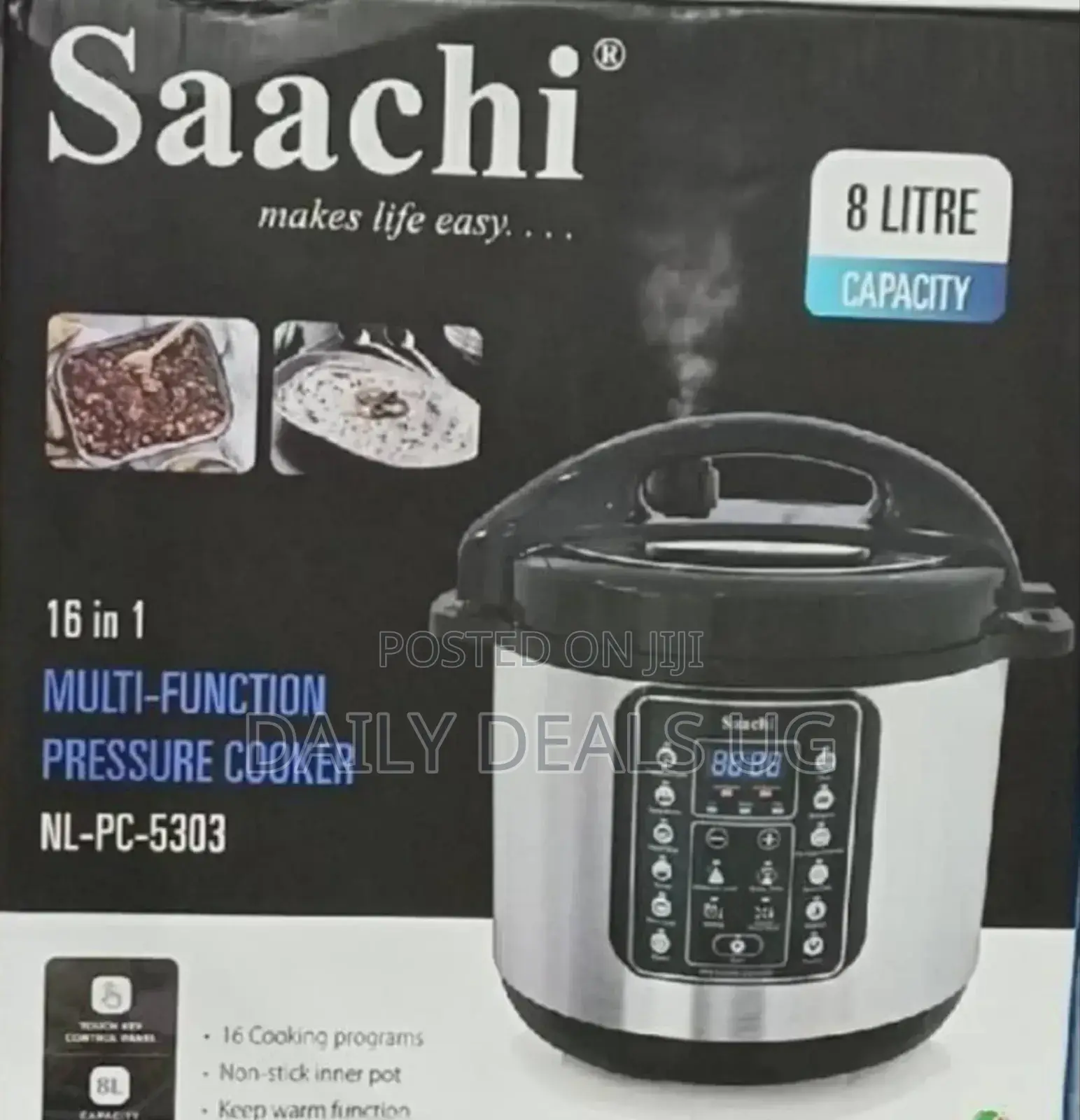 16 Saachi Food Pressure Cooker