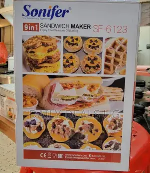 Electric 9 in 1 Sonifer Sandwich Maker