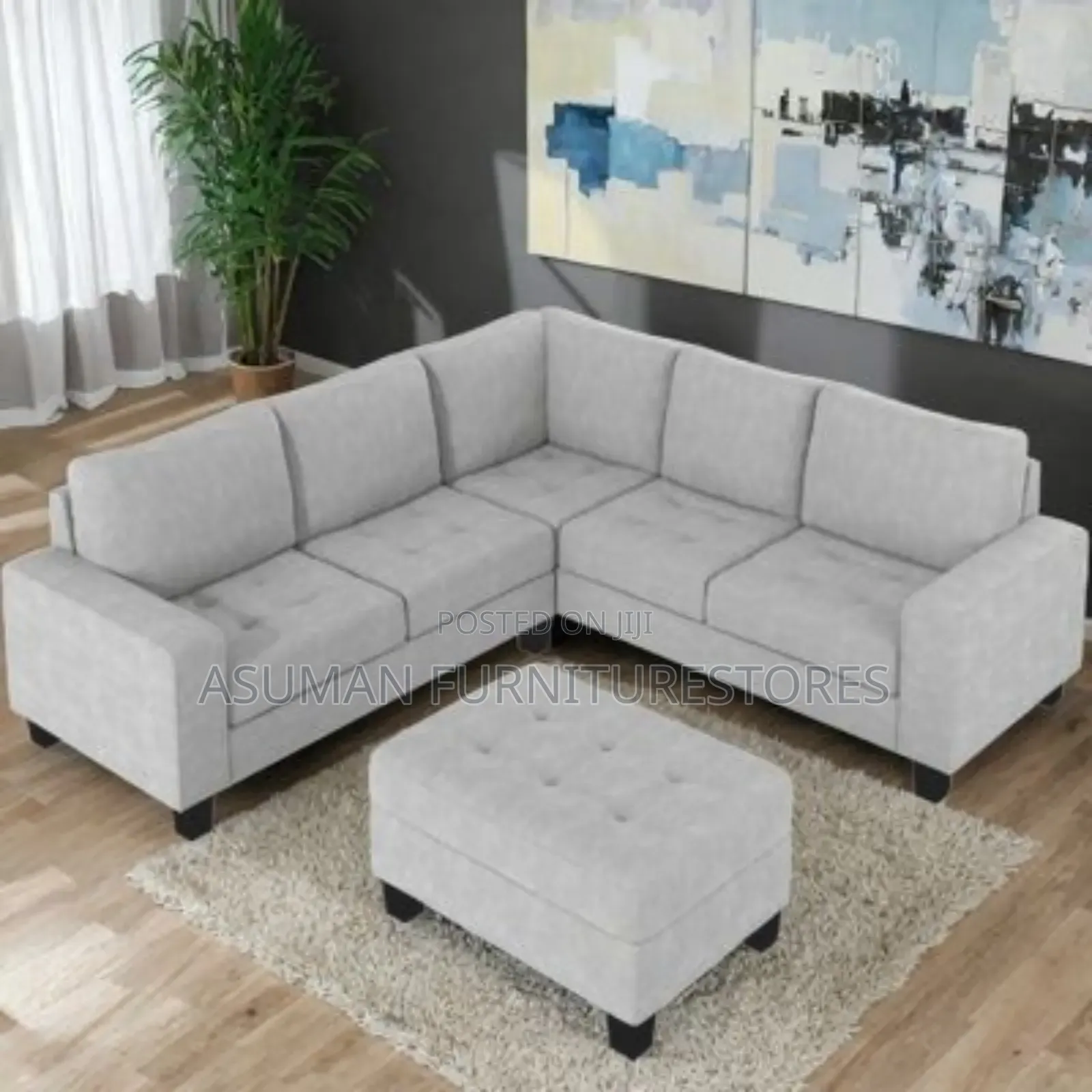 Modern L-Shape Sofa Set Call Us On
