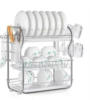 3 Layer Stainless Steel Dish Rack