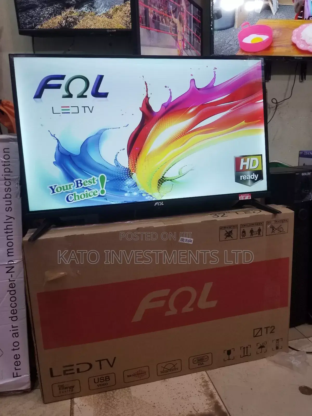 Fol 32 Digital Frameless TV 