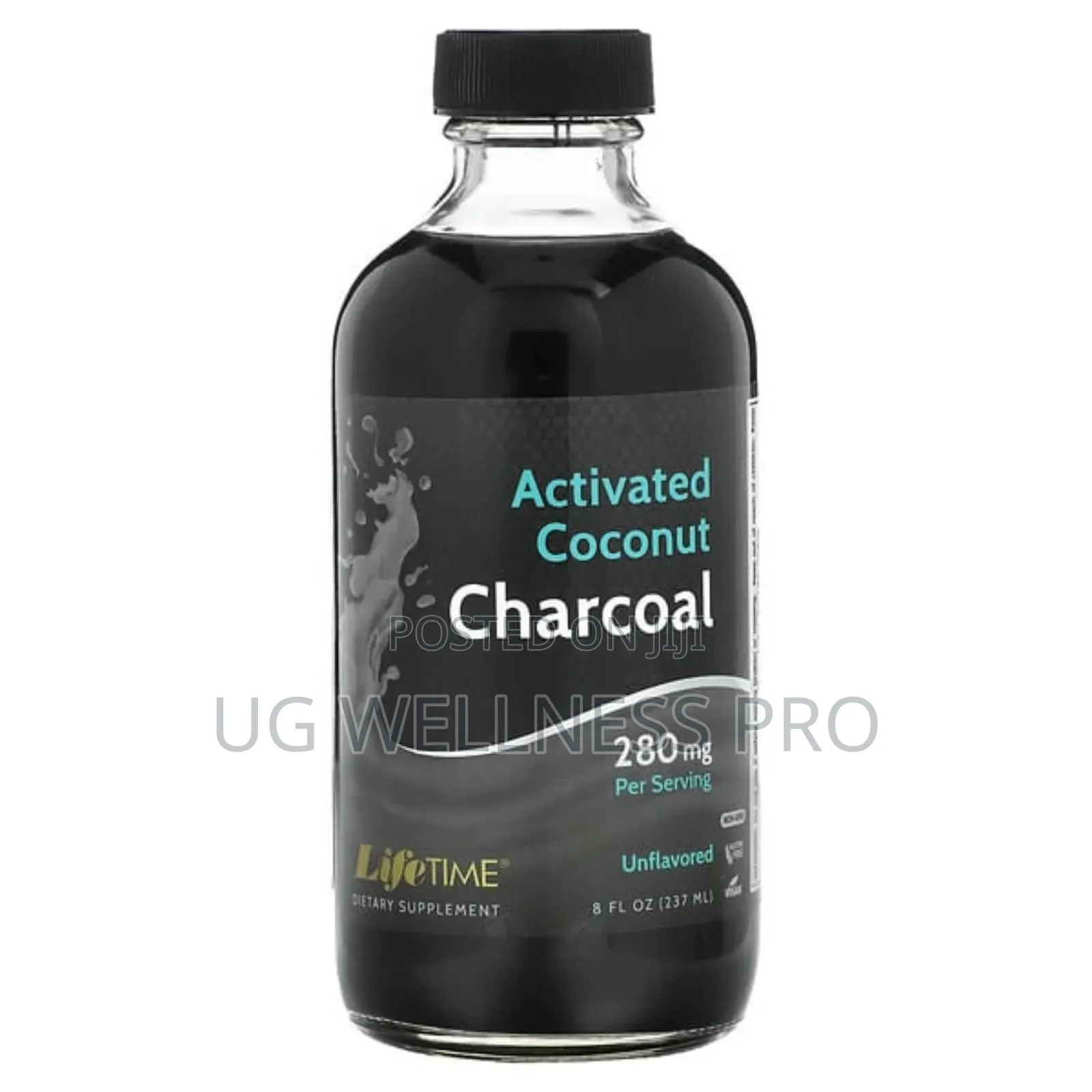 Activated Coconut Charcoal, Unflavored, 237ml 16 Servings