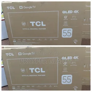 QLED 55 TCL Smart Digital Flat Screen Flameless.