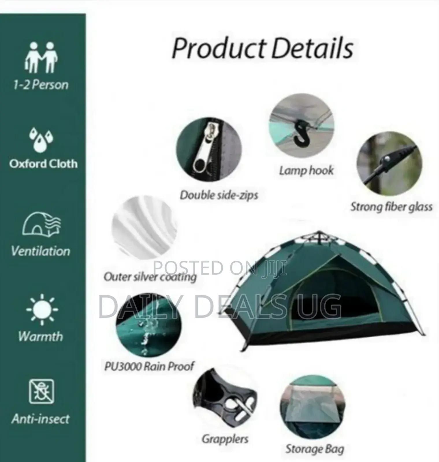 Portable Automatic Camping Tent