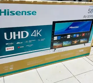 Hisense 58inches UHD A6 TV