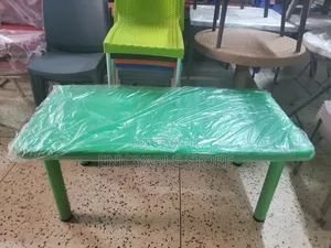 Green Modern Plastic Kids Table 120cm*60cm