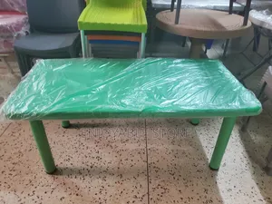 Green Modern Plastic Kids Table 120cm*60cm
