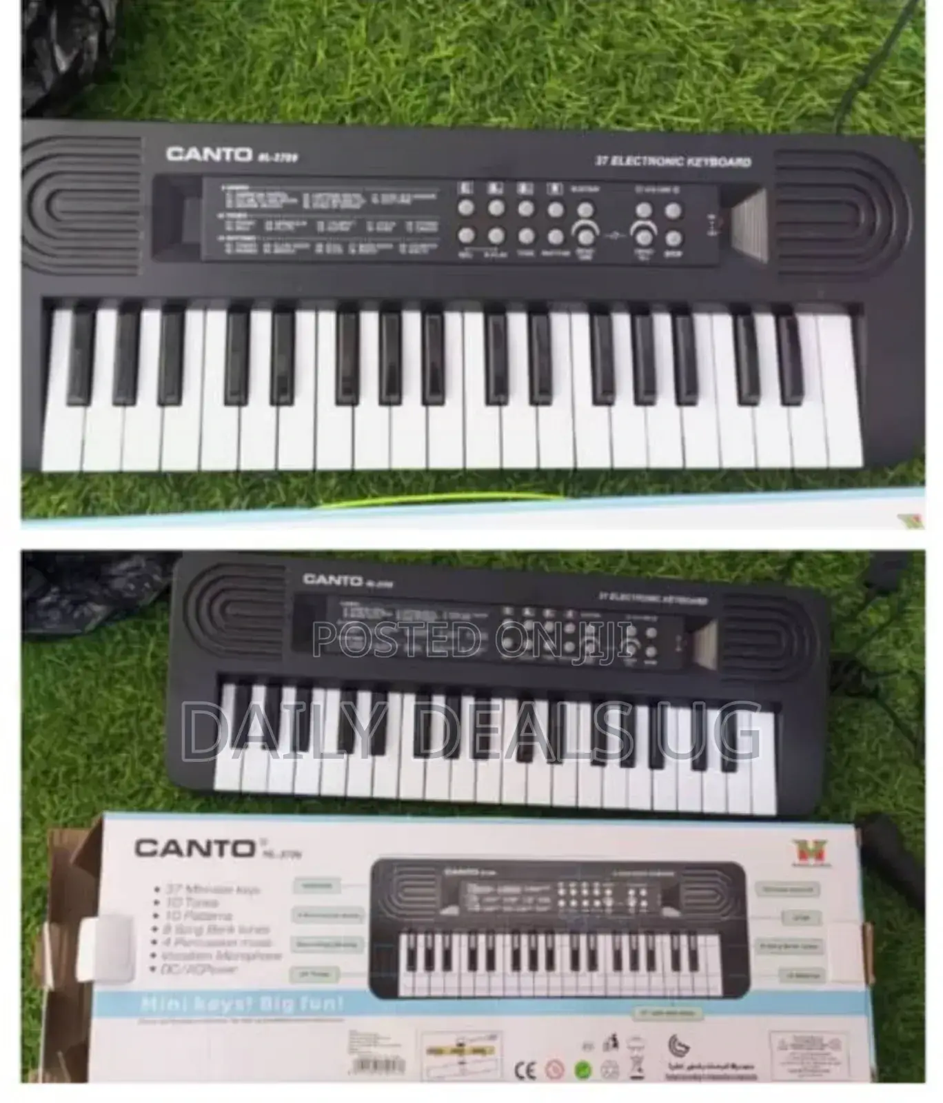 Electric Keyboard With Microphone