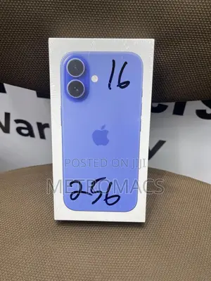 New Apple iPhone 16 256 GB Blue