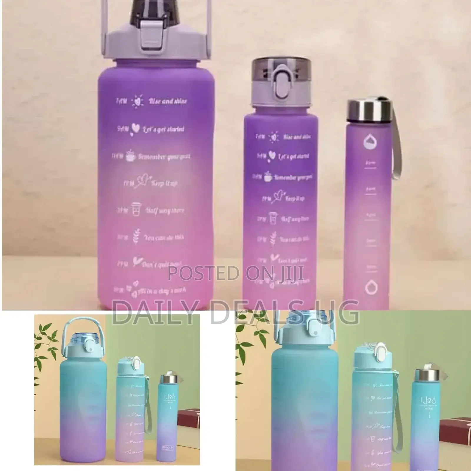 3 PCS Waterproof Bottle Set