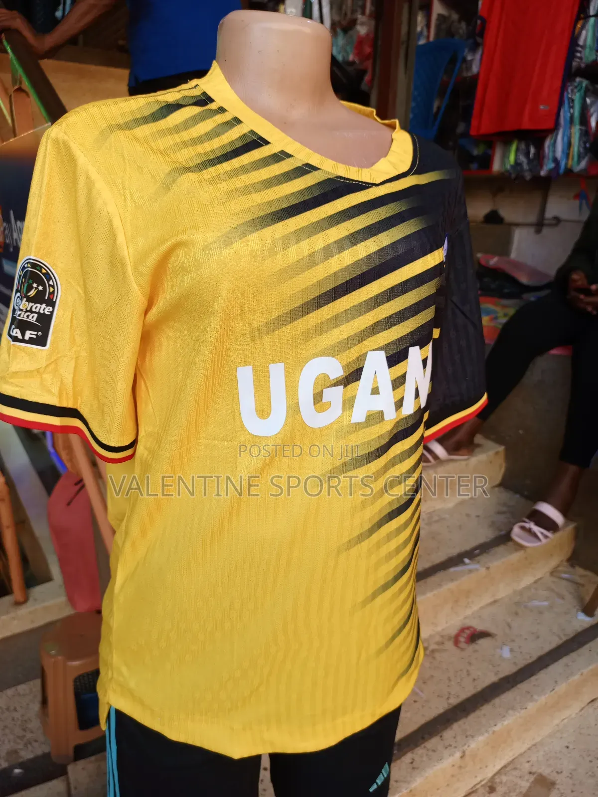 Red Colour Uganda Crane Original Material