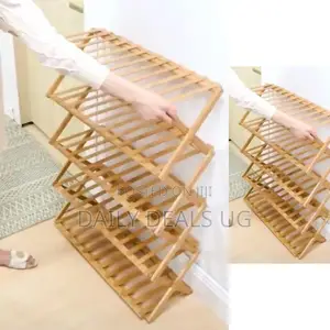Adjustable Wooden Shoe Rack