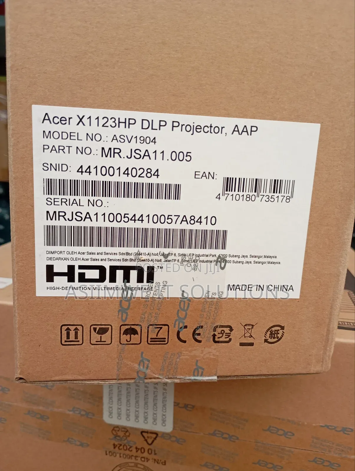 Acer X1123hp Projector