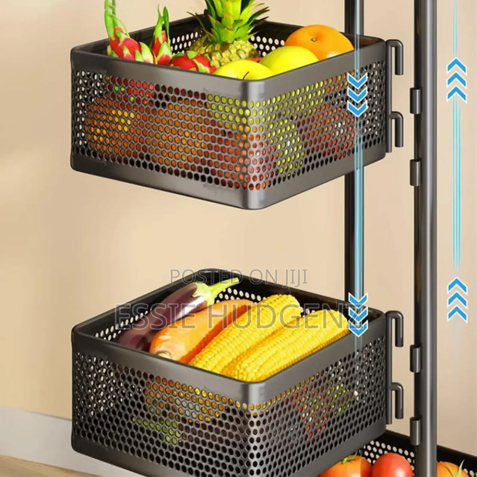 Kitchen Rotating Rack/Trolley